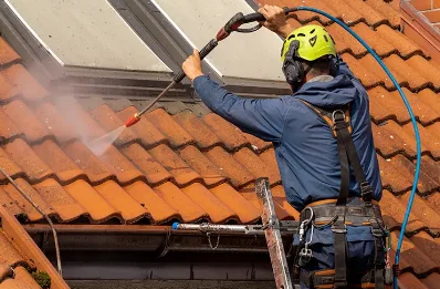 Démoussage et hydrofuge de toiture à Thoigné